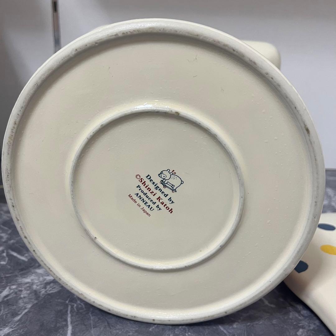 シンジ　カトウ　保存容器 陶器製 おまけ付き