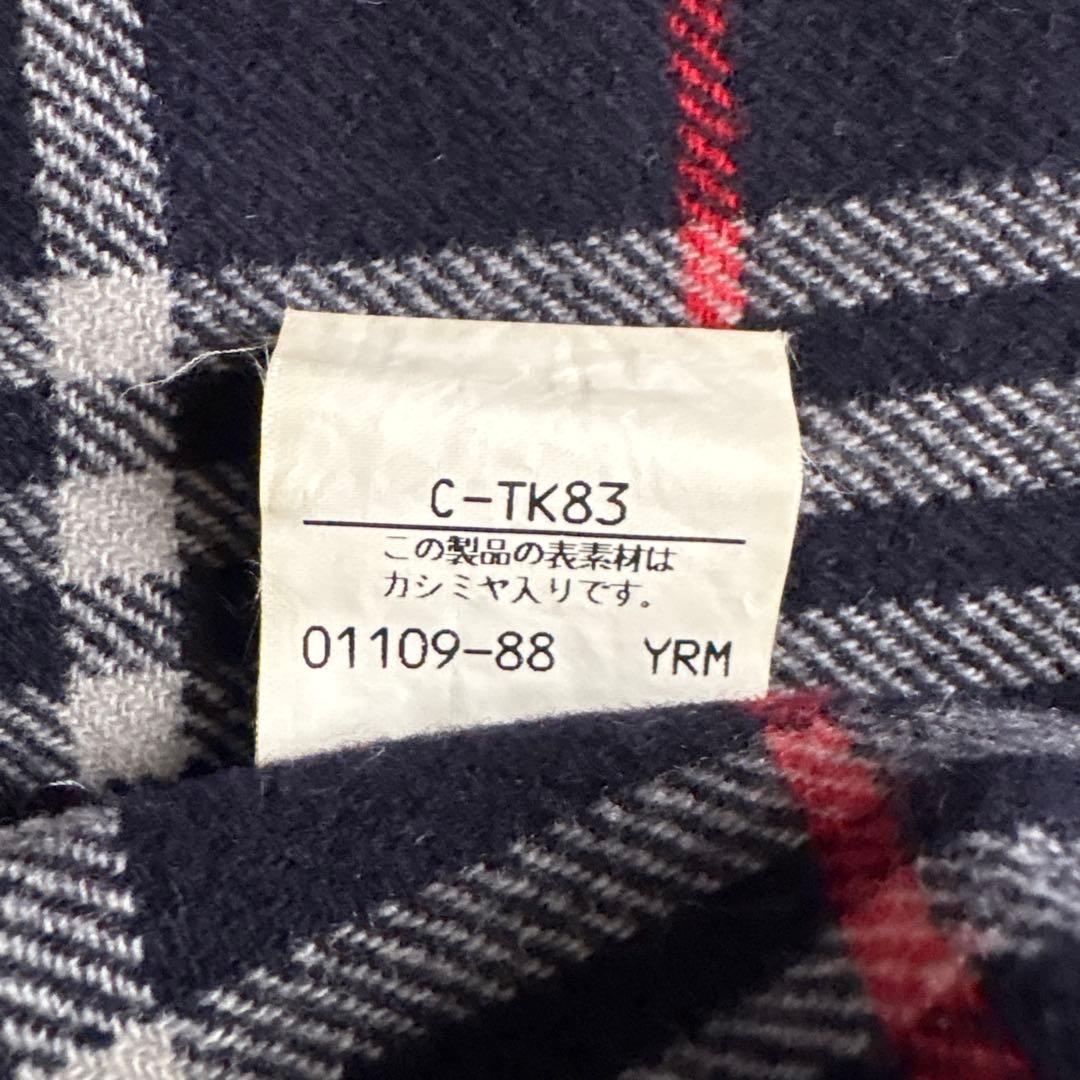 Burberrys ダッフルコート カシミア混 ビンテージ ネイビー