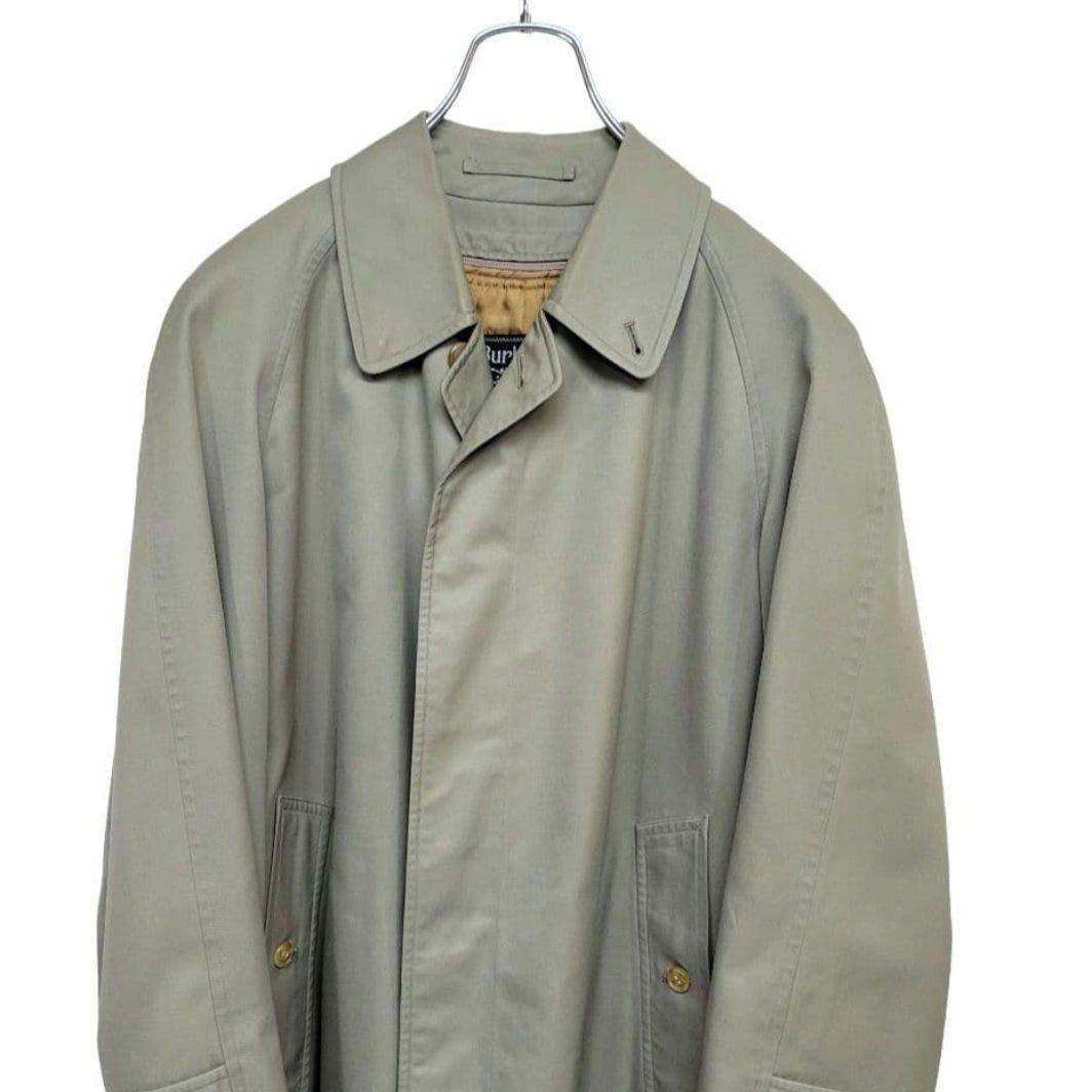 最高級 90's Burberry ステンカラーコート ウールライナー付き