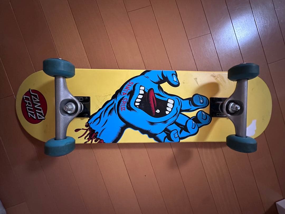 Santa Cruz スケートボード イエロー 7.75inch