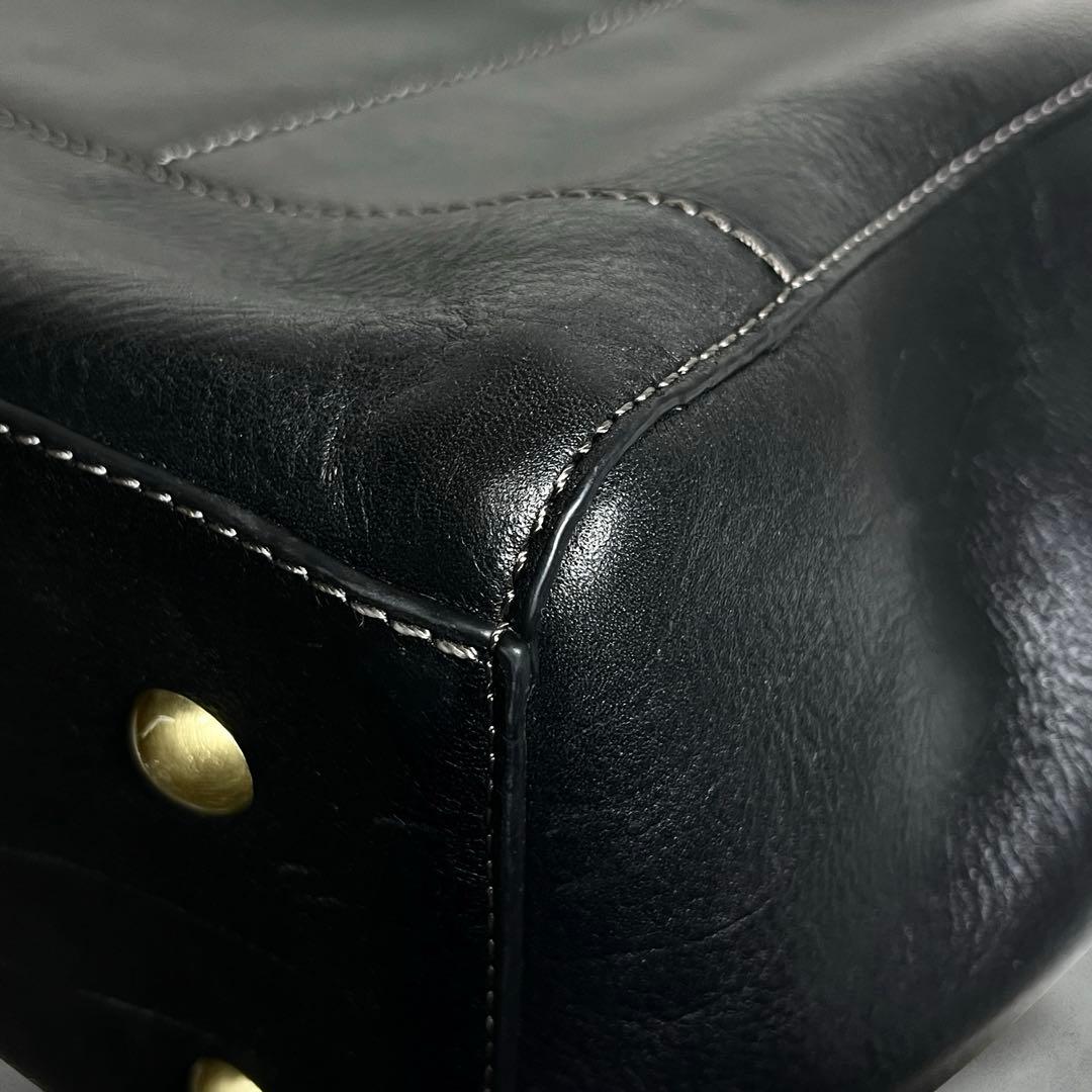 美品✨MORAL CODE オールレザー ビジネス トートバック