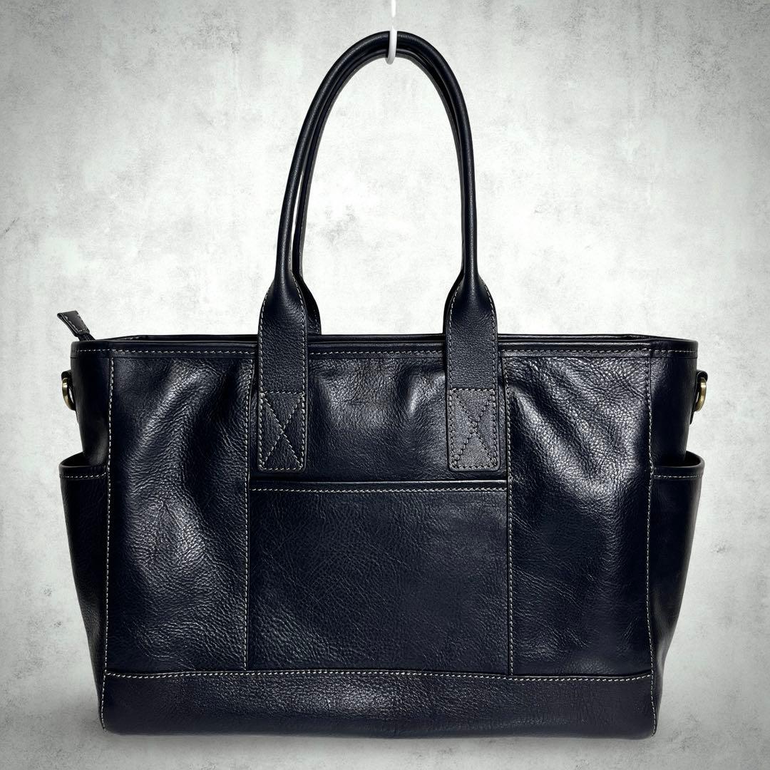 美品✨MORAL CODE オールレザー ビジネス トートバック