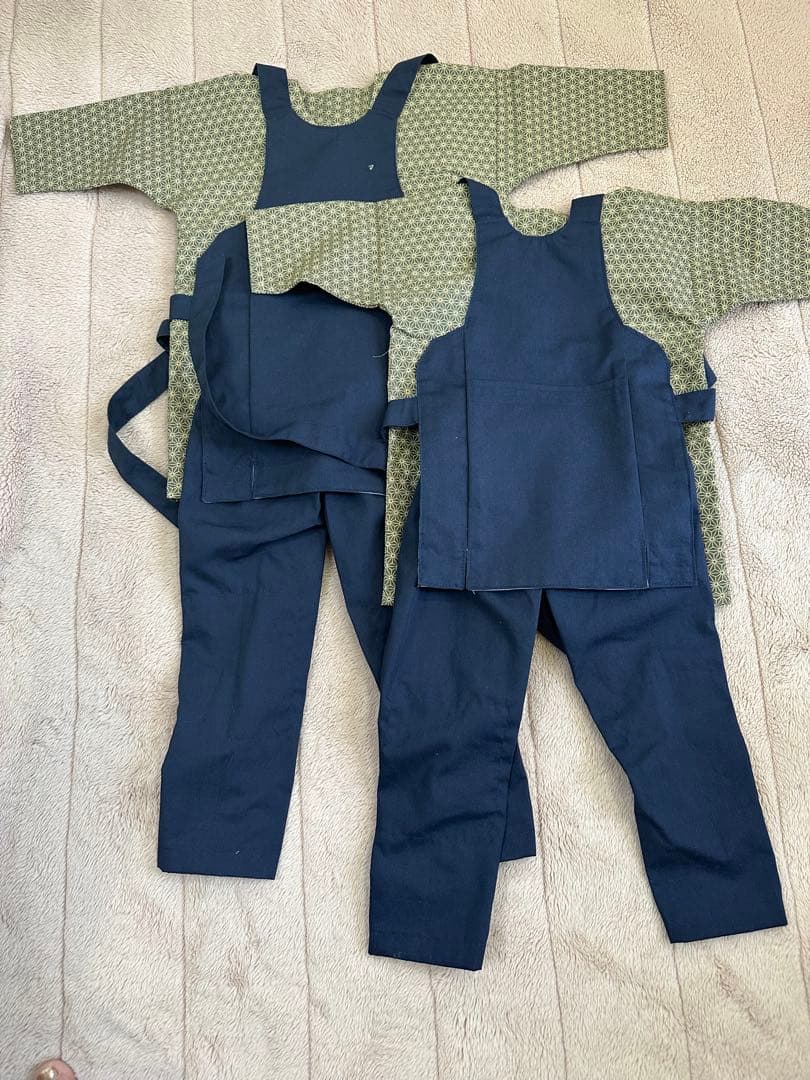 キッズお祭り衣装3点セット(2組)