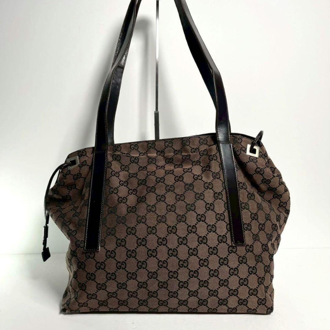 グッチ トートバッグ GG キャンバス ブラウン