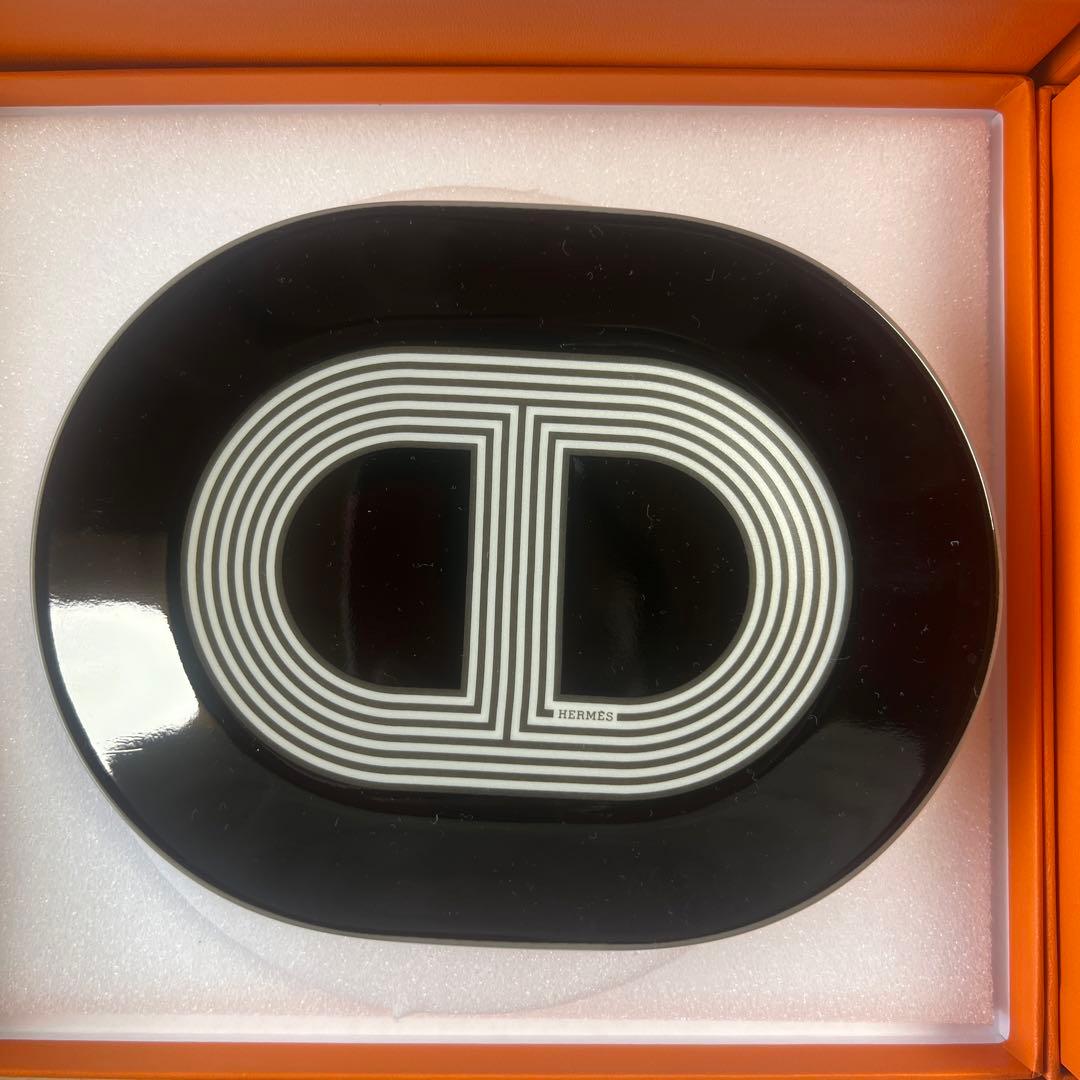 【廃盤 5色セット 新品】エルメス　ラリー　オーバルプレートミニ　15cm