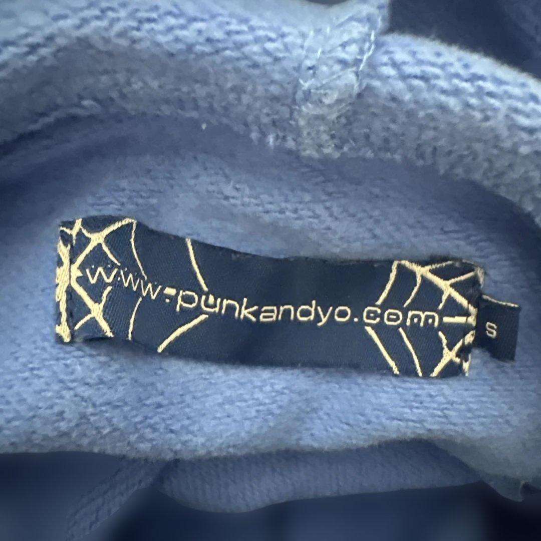 punkandyo パンクアンドヨー 水色パーカー