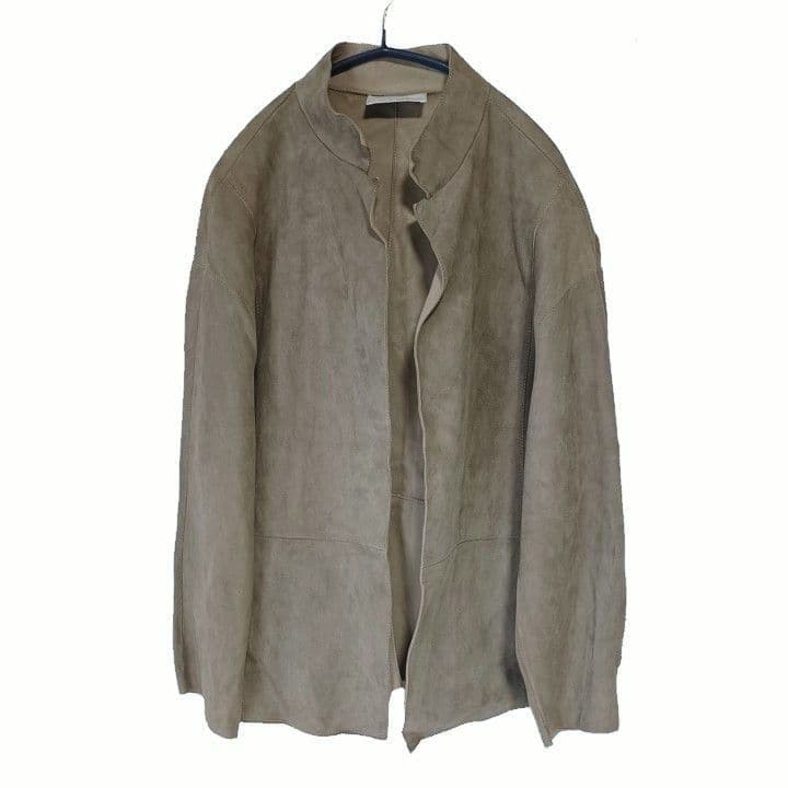 DUSAN/ドゥシャン★リアルレザー/羊革スウェードジャケット size:S
