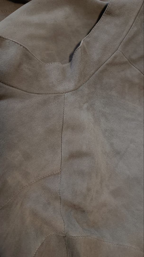 DUSAN/ドゥシャン★リアルレザー/羊革スウェードジャケット size:S