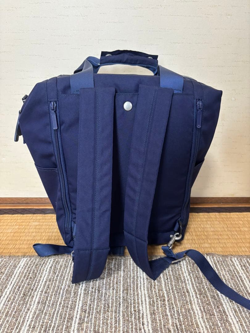 ⭐︎【値下げ】familiarネイビー リュックサック型 マザーズバッグ⭐︎