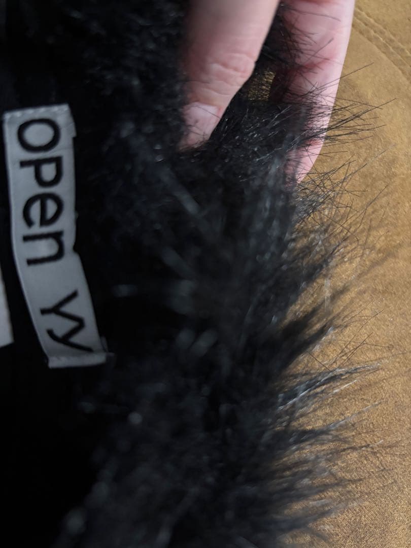 帽子 OpenYy Woven FAUX FUR EARFLAP CAP