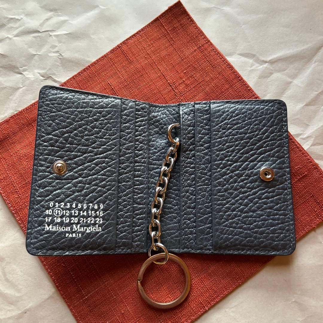 Maison Margiela レザーキーリング付カードケース