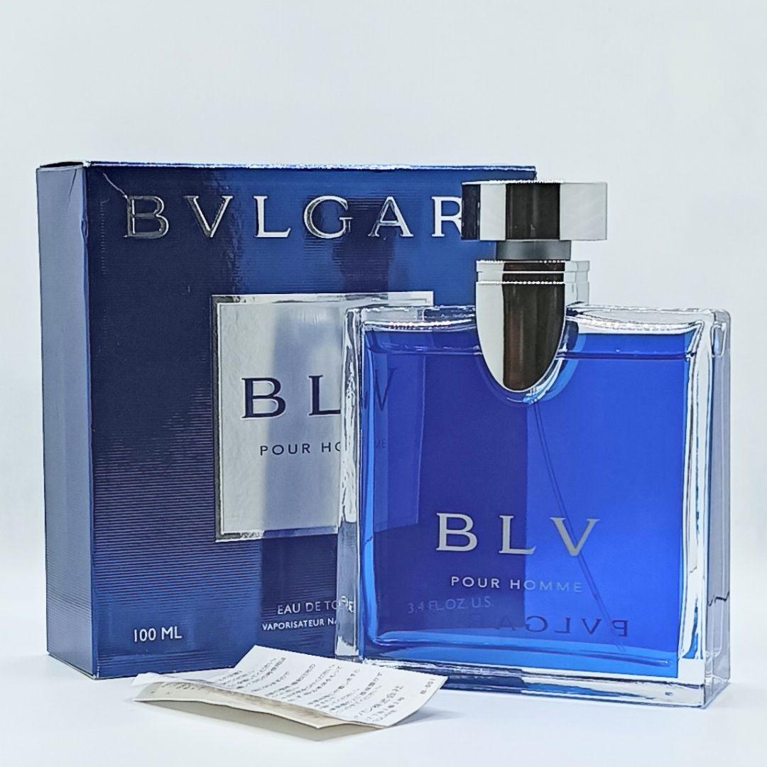 ほぼ満量 安心 正規品 ブルガリ ブルー プールオム 100ml　ブルガリブルー