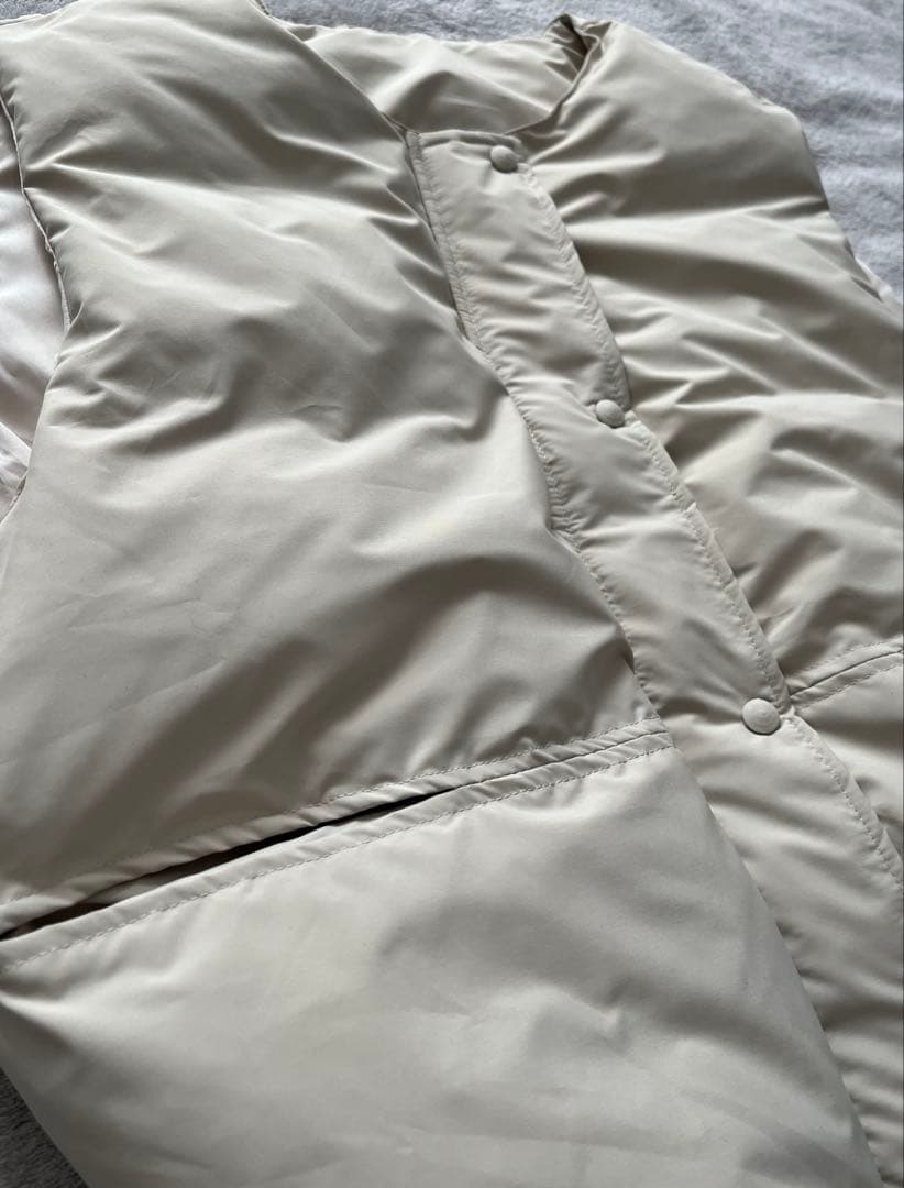 CANALJEAN♡diggityノーカラーパファーベスト