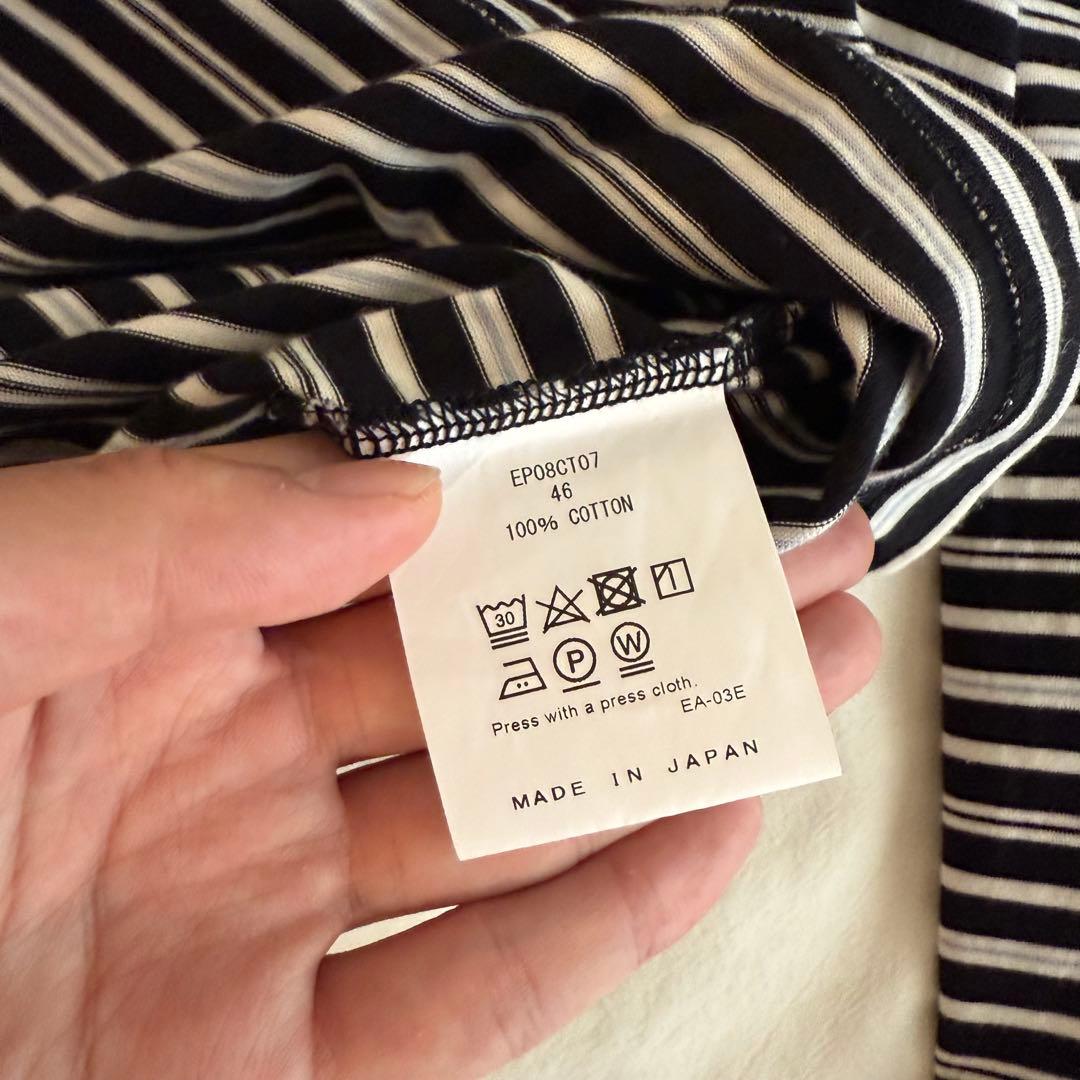 トップス Ernie Palo Half zip Boder L/S Tee