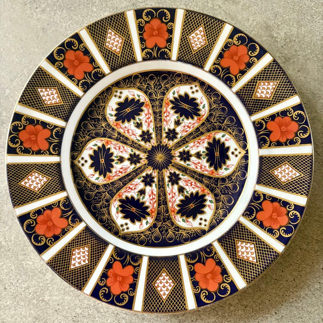 ロイヤルクラウンダービー オールドイマリ 1128(1988年製)27cm 大皿