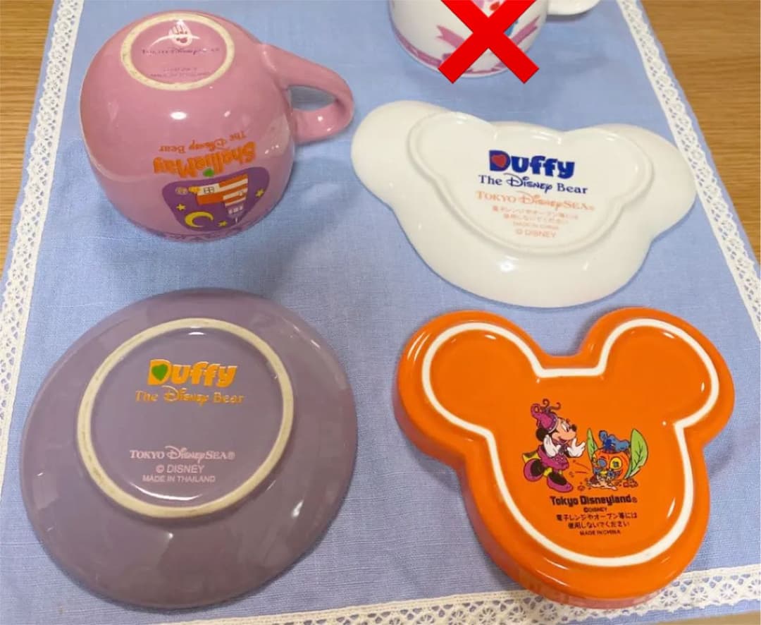 ディズニー スーベニア コップ 皿