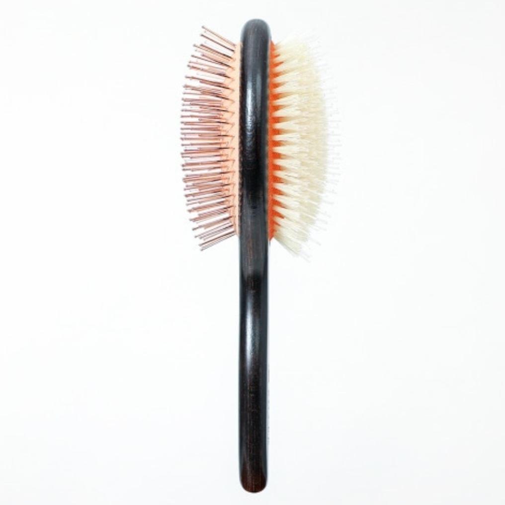 kaon 新品未使用 韓国発 SHARR ペットブラシ 黒 オレンジ 犬