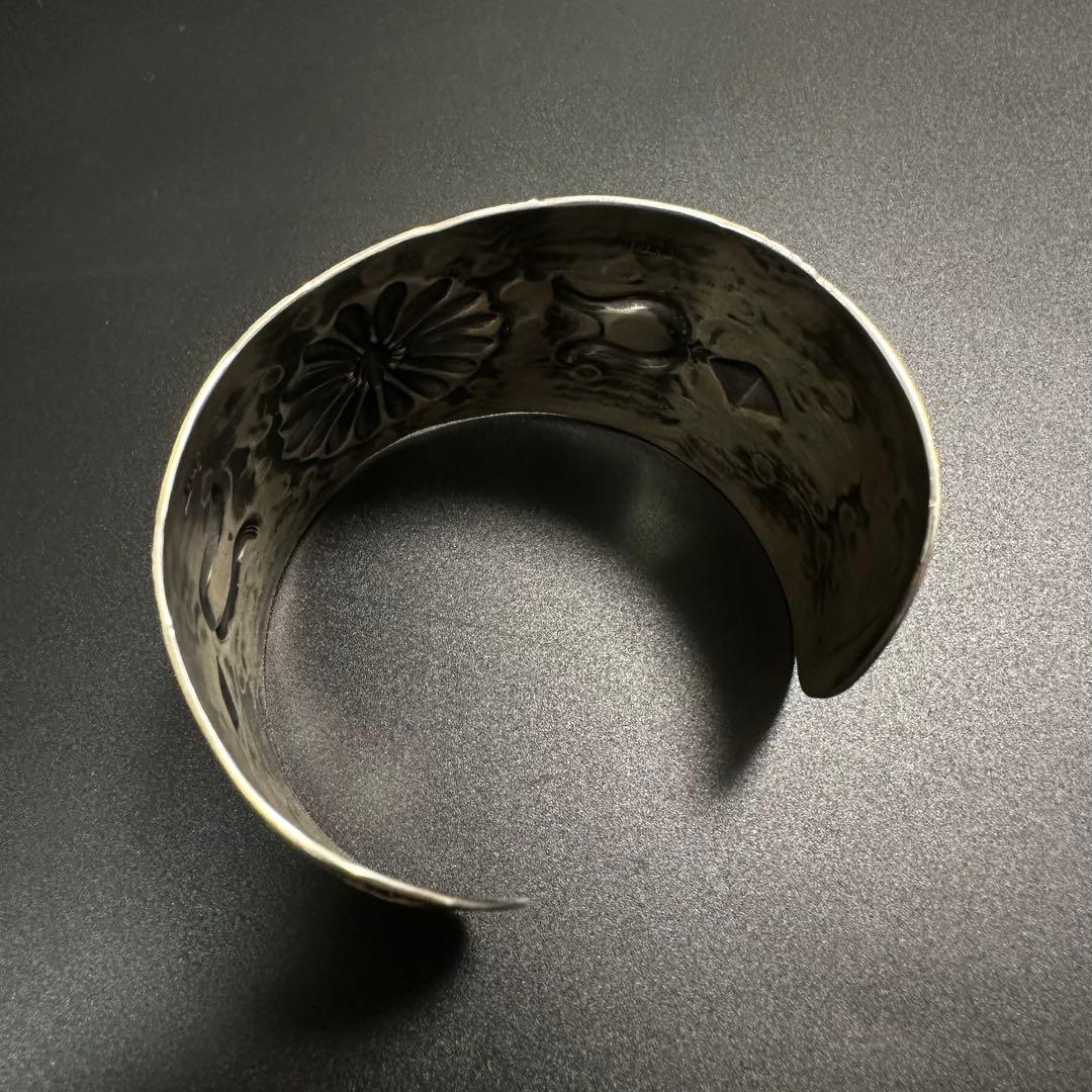 Navajo Vincent Joe Platero スタンプワーク バングル