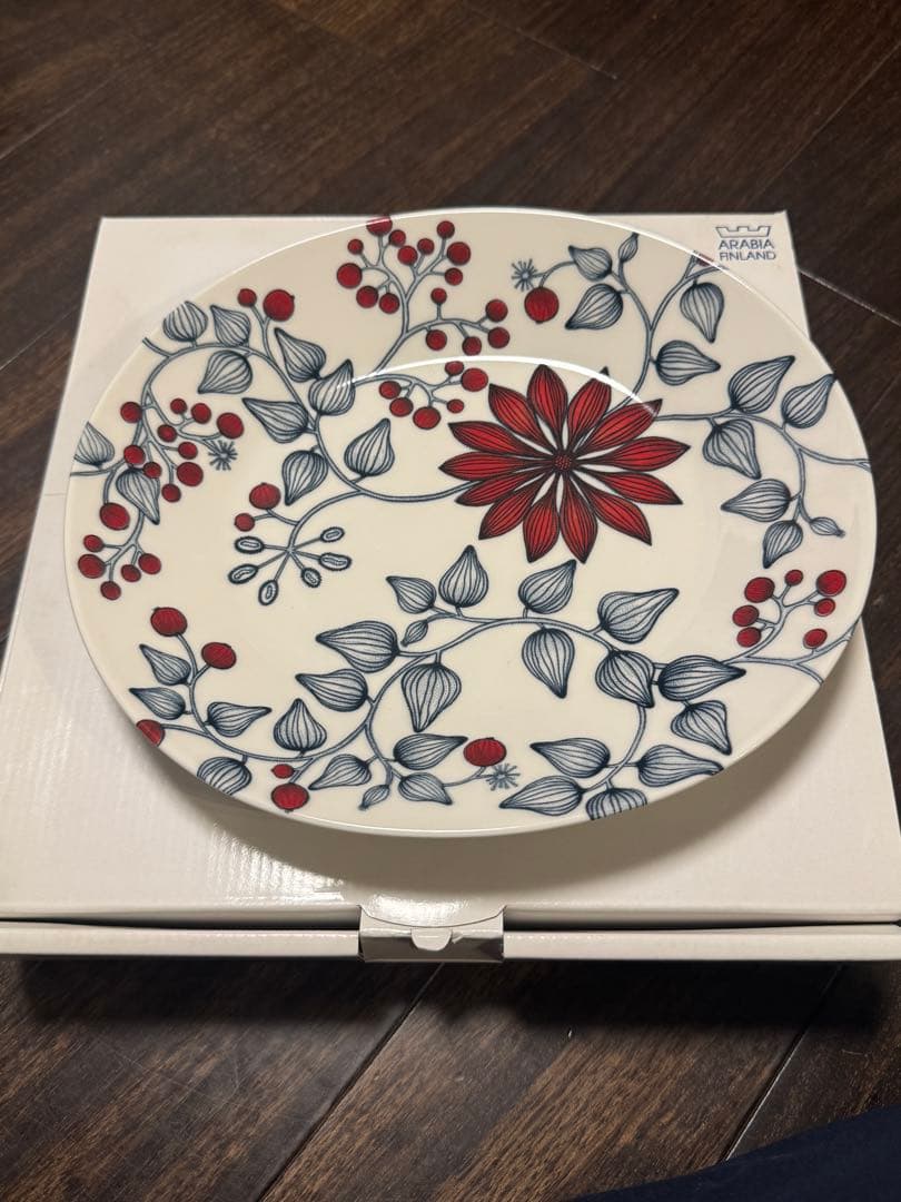 レア王冠マーク&サイン入り⭐︎フロストベリー オーバル26cm アラビア