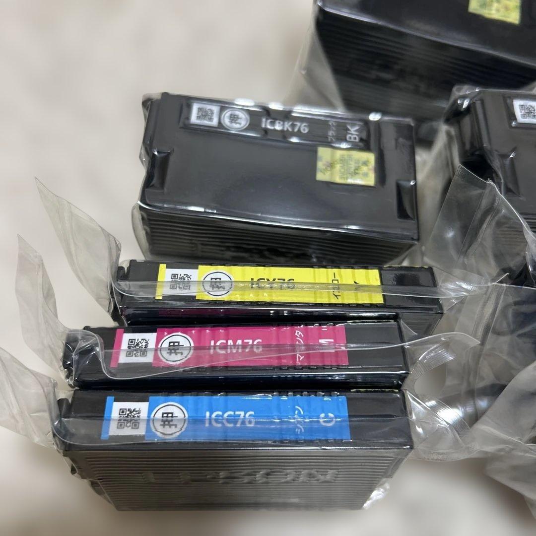 EPSON IC4CL76 インクカートリッジ 4色パック 大容量2セット＋BK