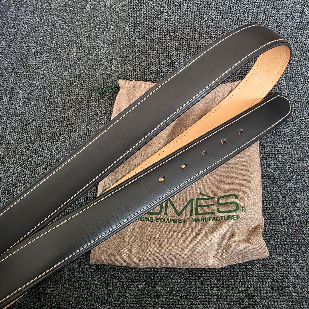 SOMES SADDLE 　レザーベルト　ブラック　シルバー　保管袋　未使用保管