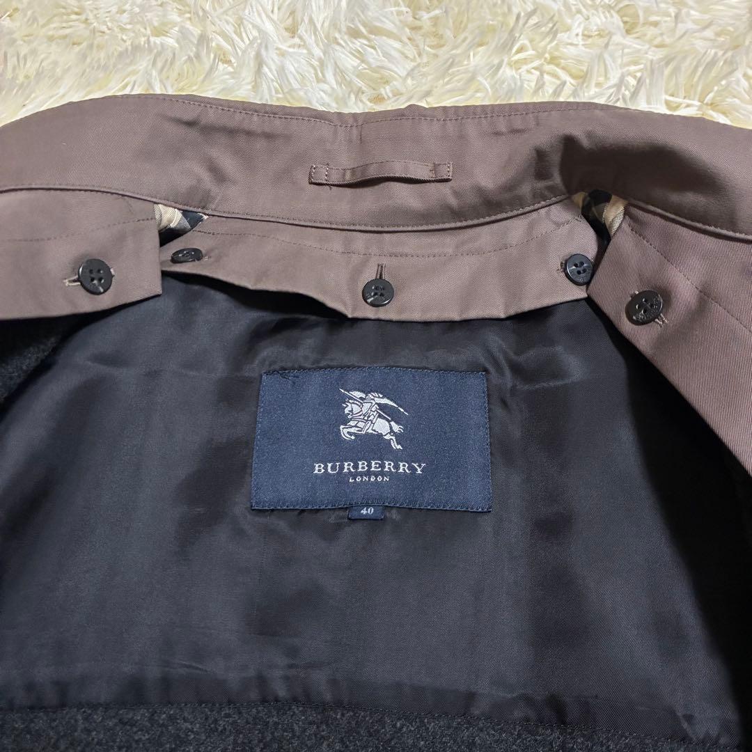 希少 極美品 バーバリーロンドン トレンチコート ノバチェック ライナー付 L