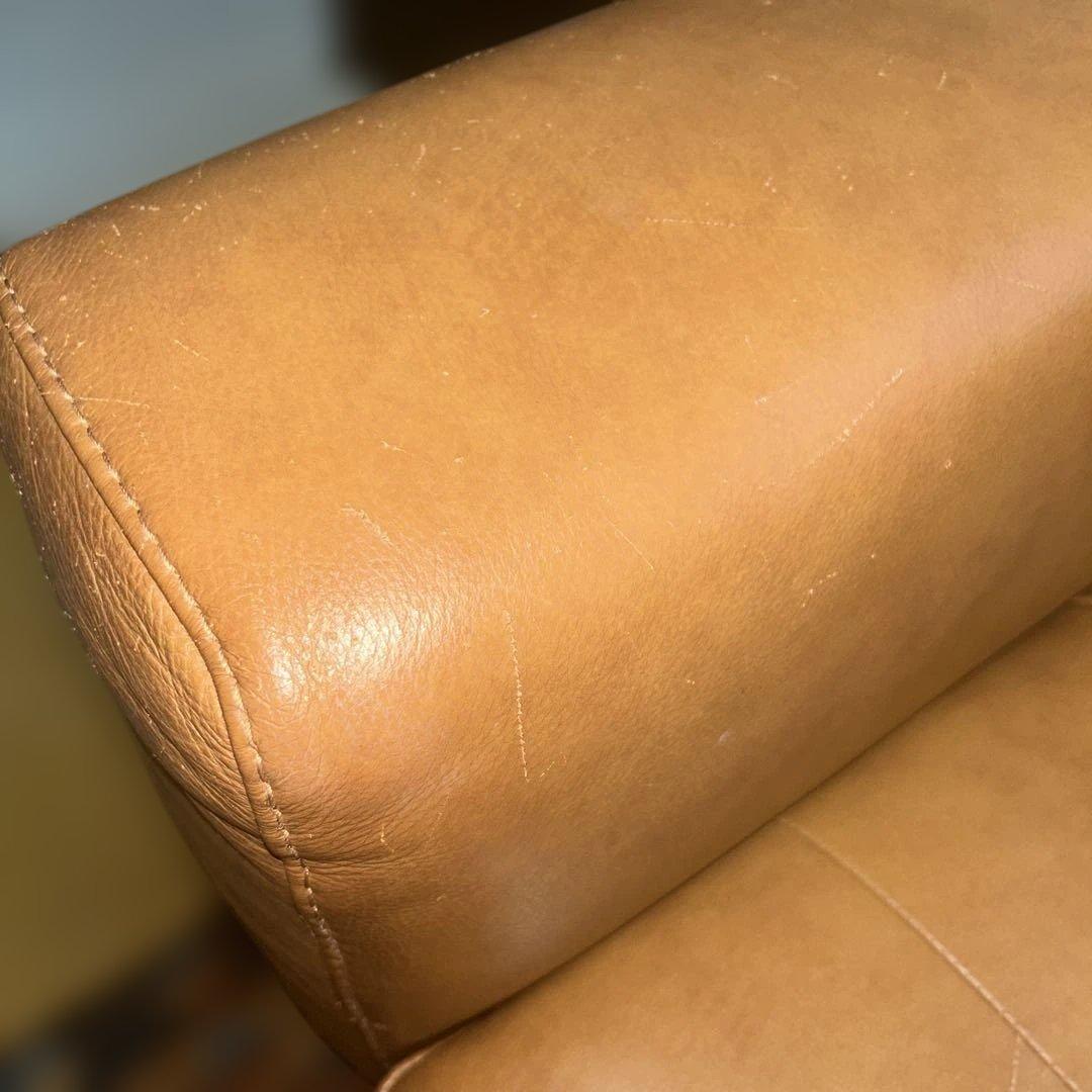⭐︎本牛革2シーターキャメルソファ⭐︎