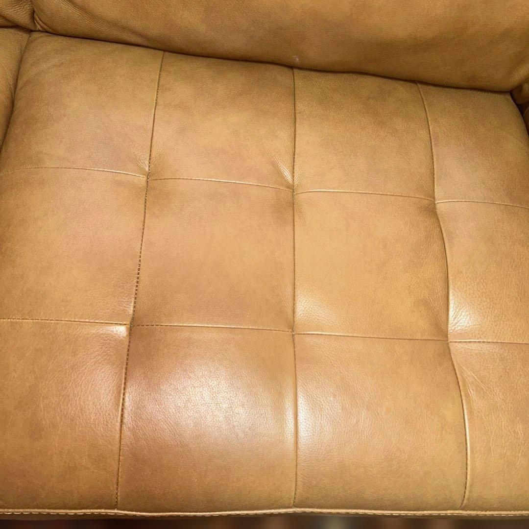 ⭐︎本牛革2シーターキャメルソファ⭐︎