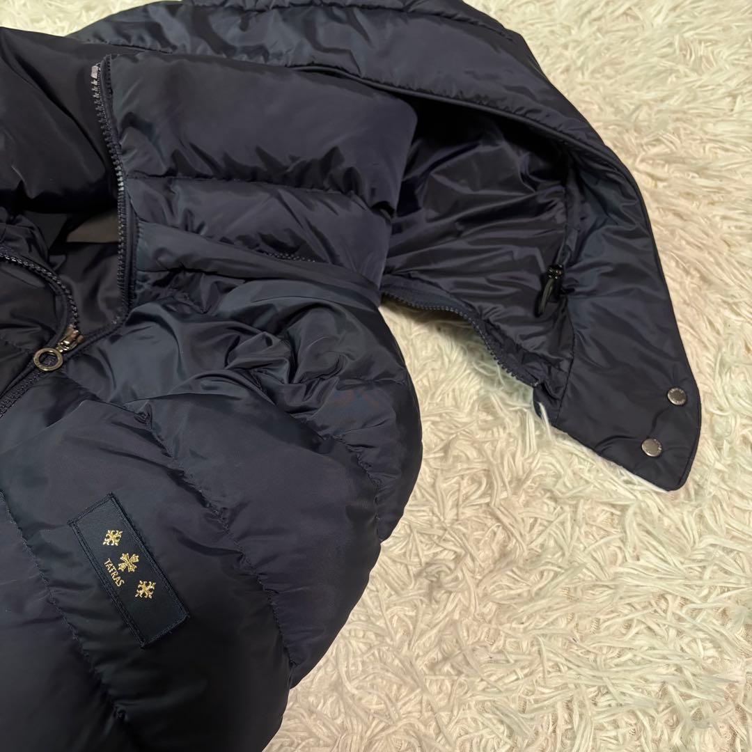 未使用級XXL✨タトラス ダウンコート ポリテアマ 2way ロング丈 ネイビー