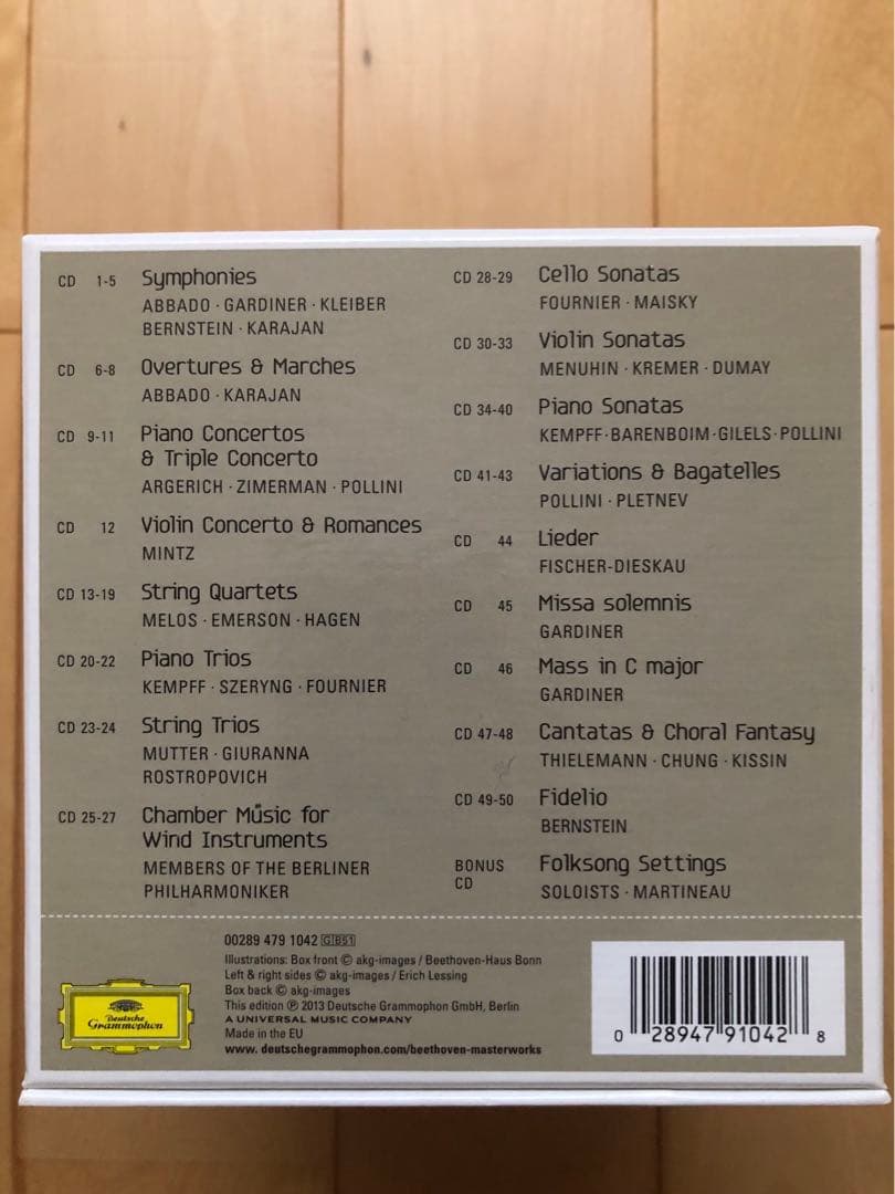 ベートーベン　Beethoven Masterworks CD 51枚