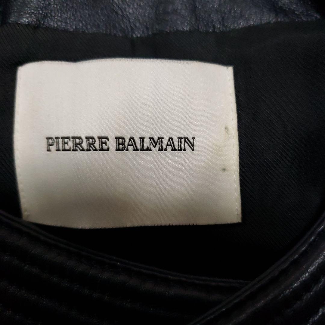 バルマン レザーショートジャケット