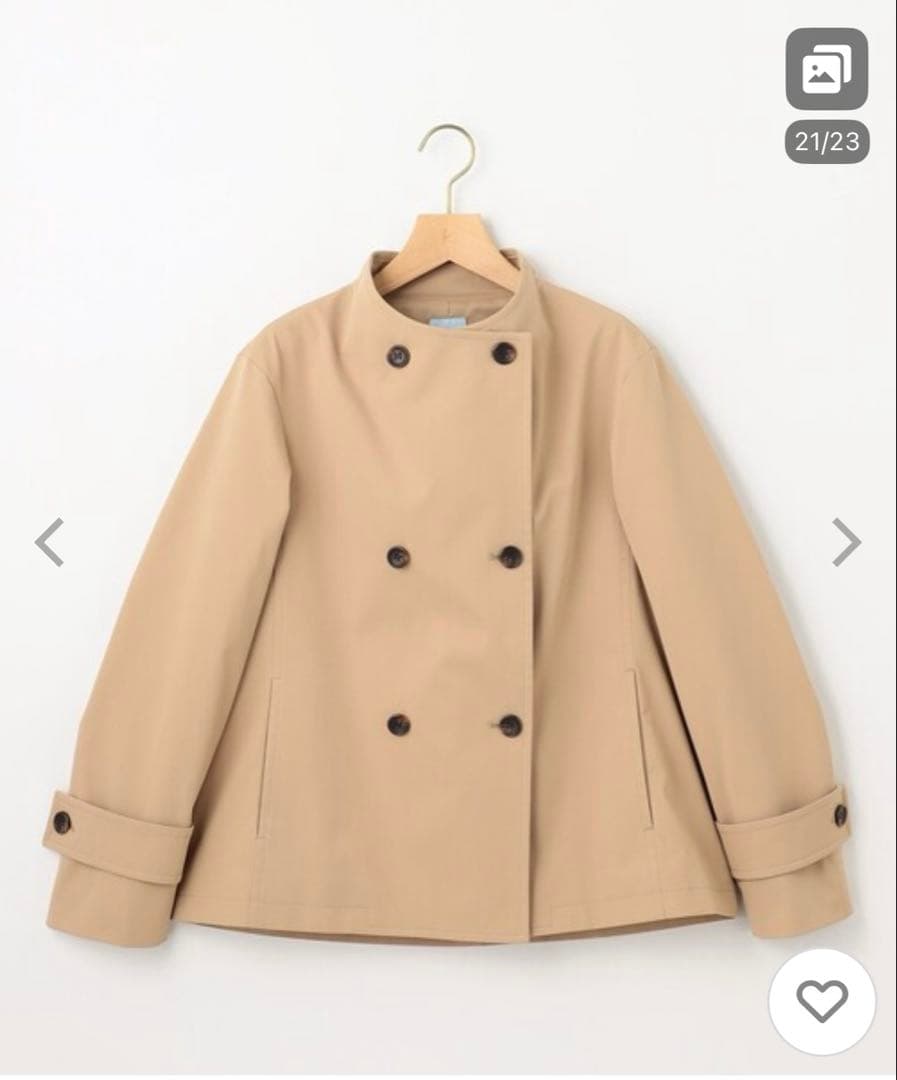 組曲　ショートトレンチ　極美品