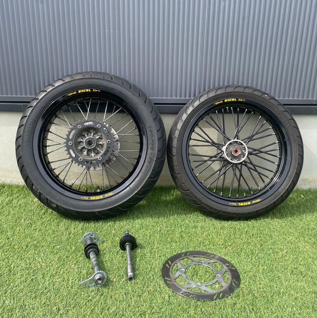 Dトラッカー250 ワイドリム　ホイールセット