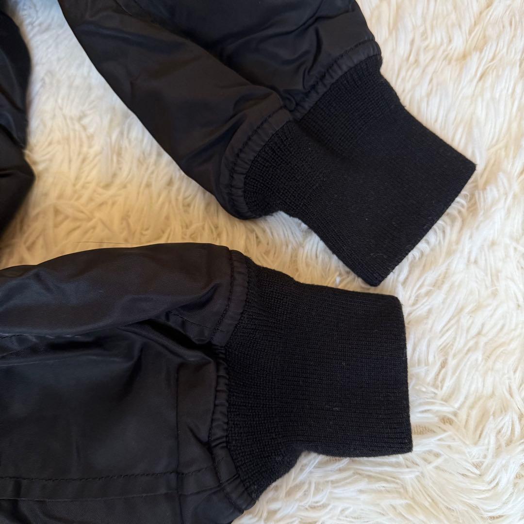 希少 g.o.a ゴア ミリタリー ボンバージャケット 中綿入り 2 黒 廃盤