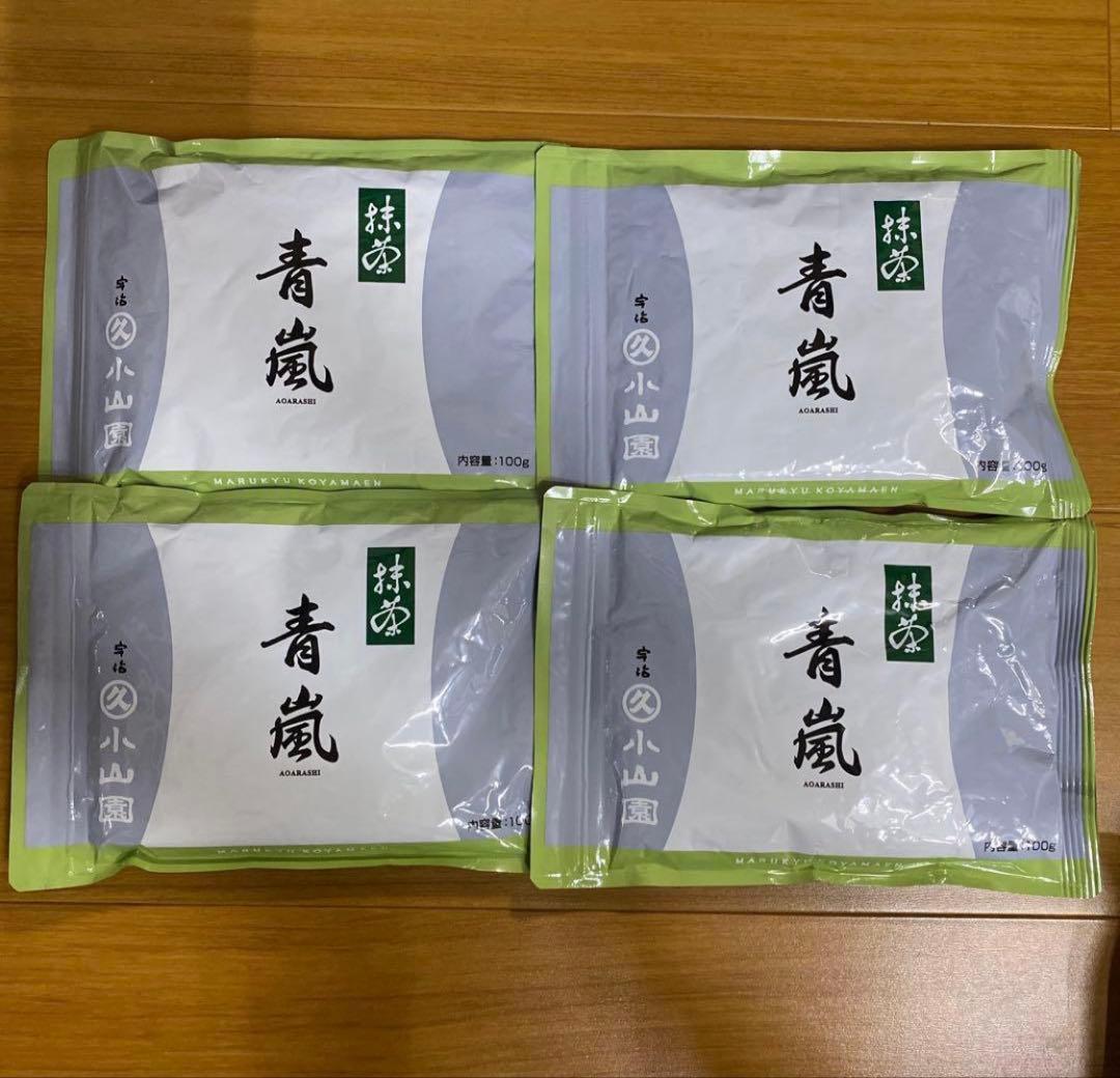 宇治 丸久小山園 抹茶 五十鈴 袋入 100g 4袋 小山園 ③