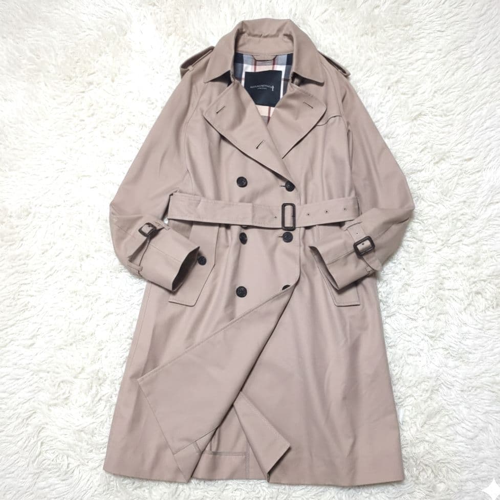 マッキントッシュ【美品】40 トレンチコート ベルト　ブラウンベージュ