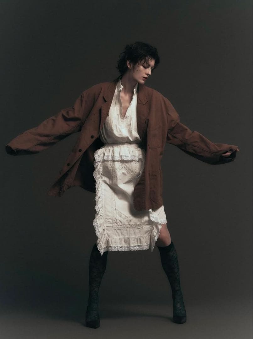 Crinkle crinkle crinkle白 レーススカート 美品