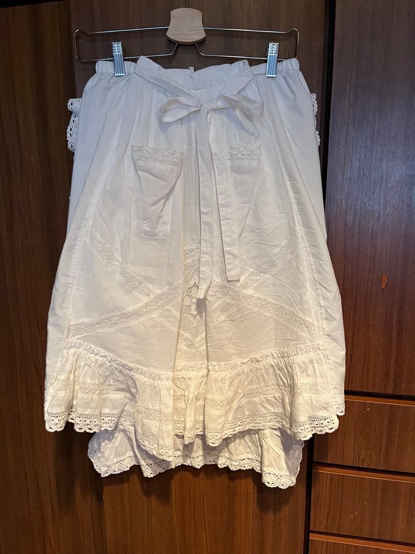 Crinkle crinkle crinkle白 レーススカート 美品