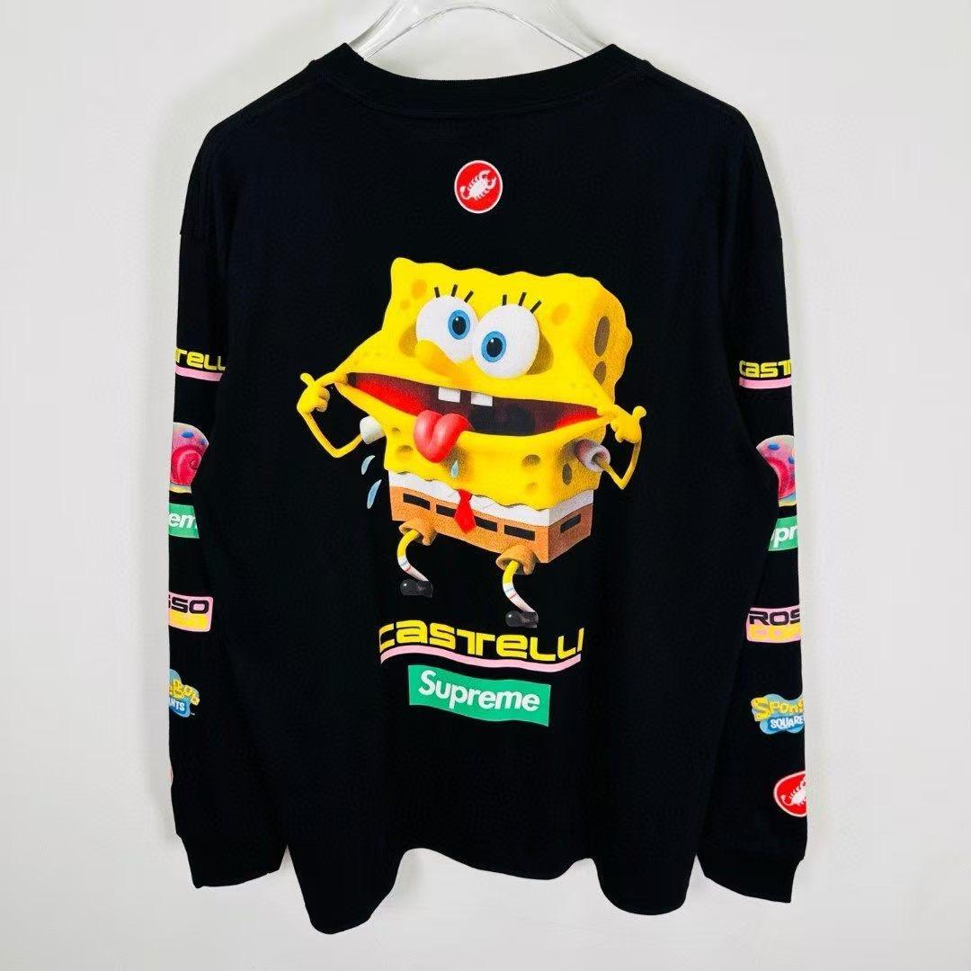 Supreme Sponge Bob 長袖カットソー Lサイズ