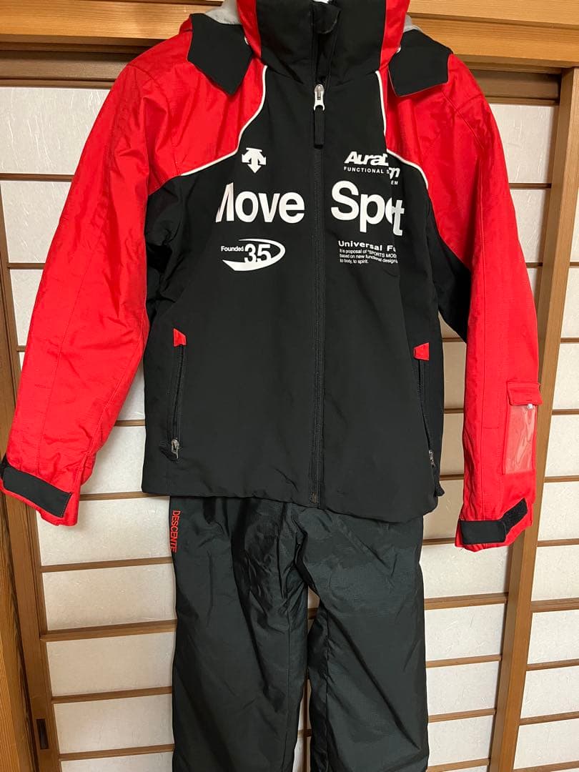 Aural Move Spot スキーウェア 黒/赤　150cm