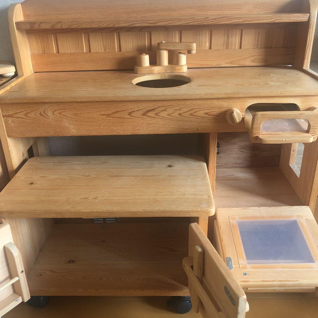 おままごとキッチン　木製