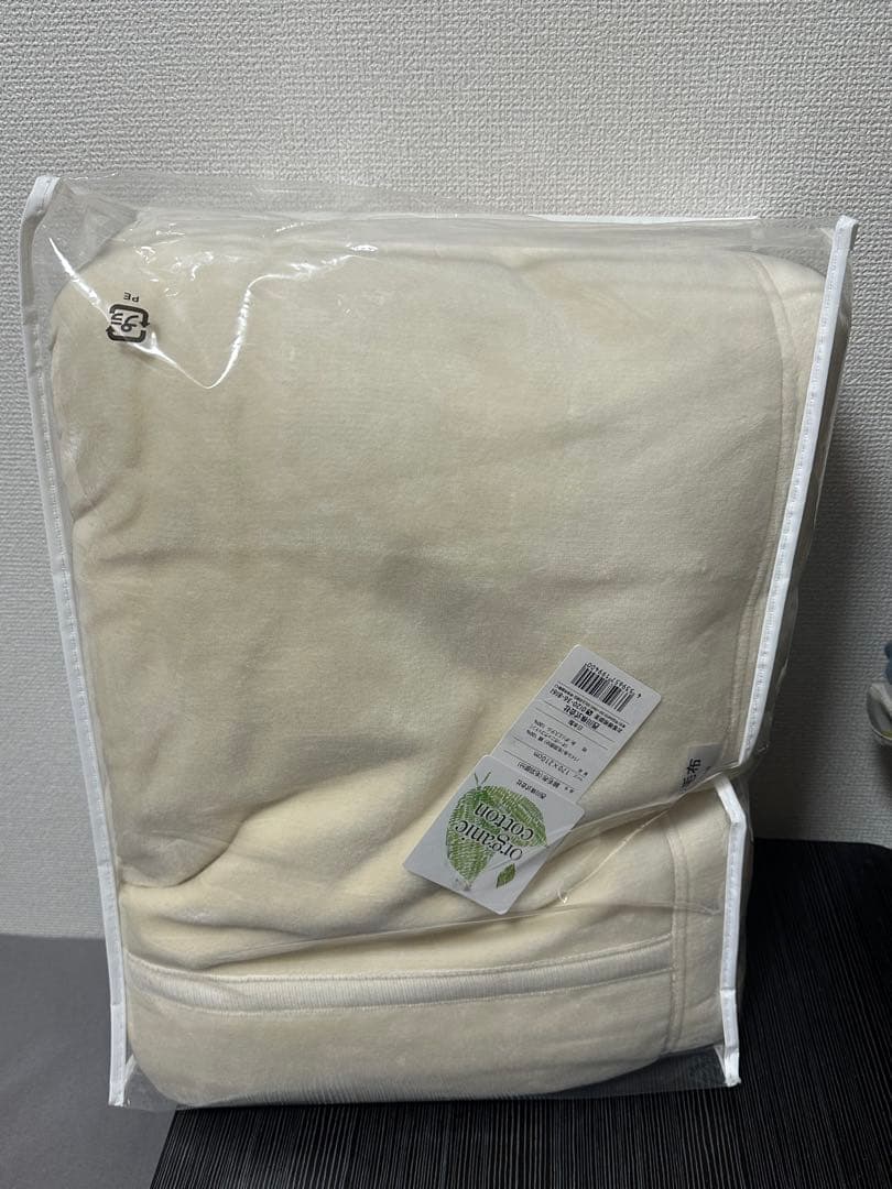 西川 綿毛布 ハーフ オーガニックコットン日本製 コットンブランケット綿100%