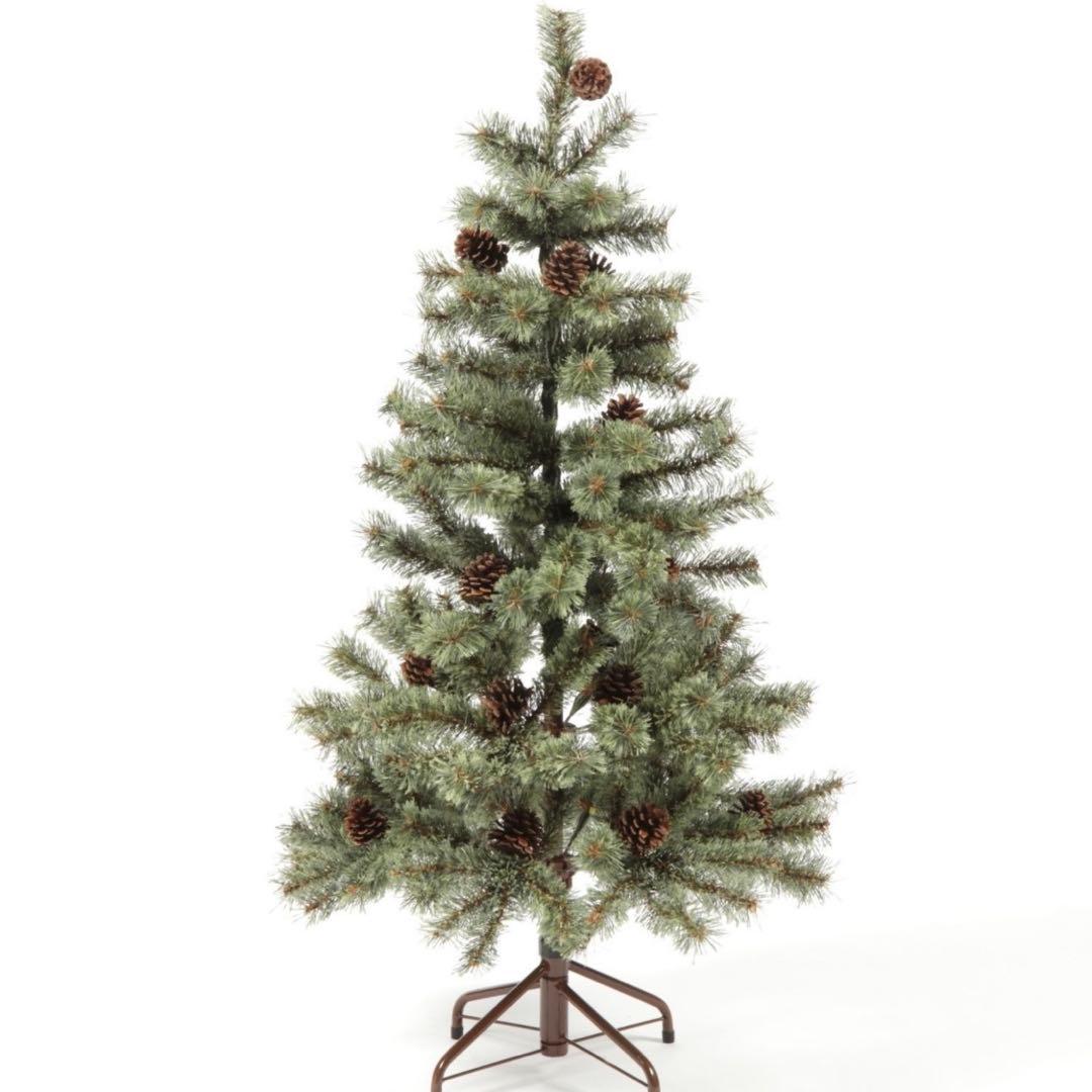 ニコアンド 松ぼっくり付きクリスマスツリー　120㎝
