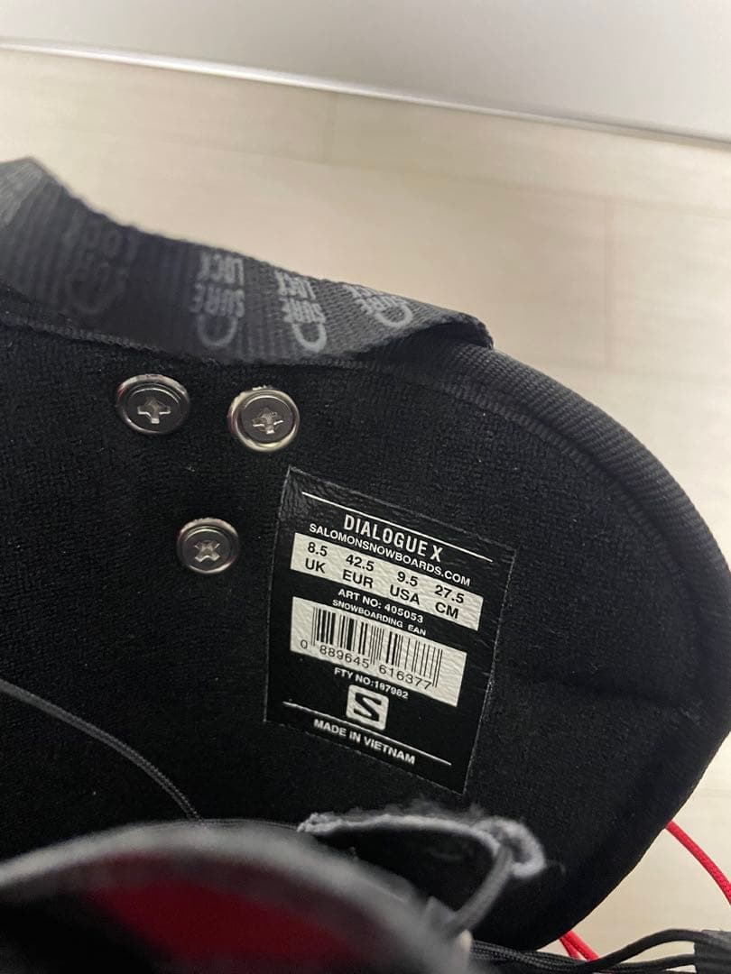 サロモン　SALOMON スノーボードブーツ 男性用 27.5 美品　値下げ交渉