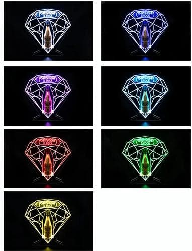 光るシャンパンボトルホルダー D.ROCK LEDライト