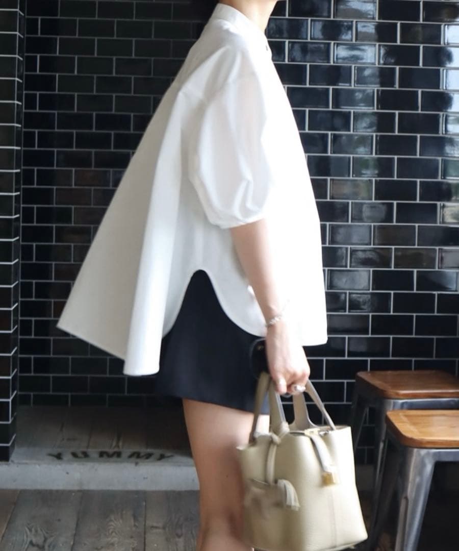 summerページ❗️epa／half oxford shirt\"WHT\"