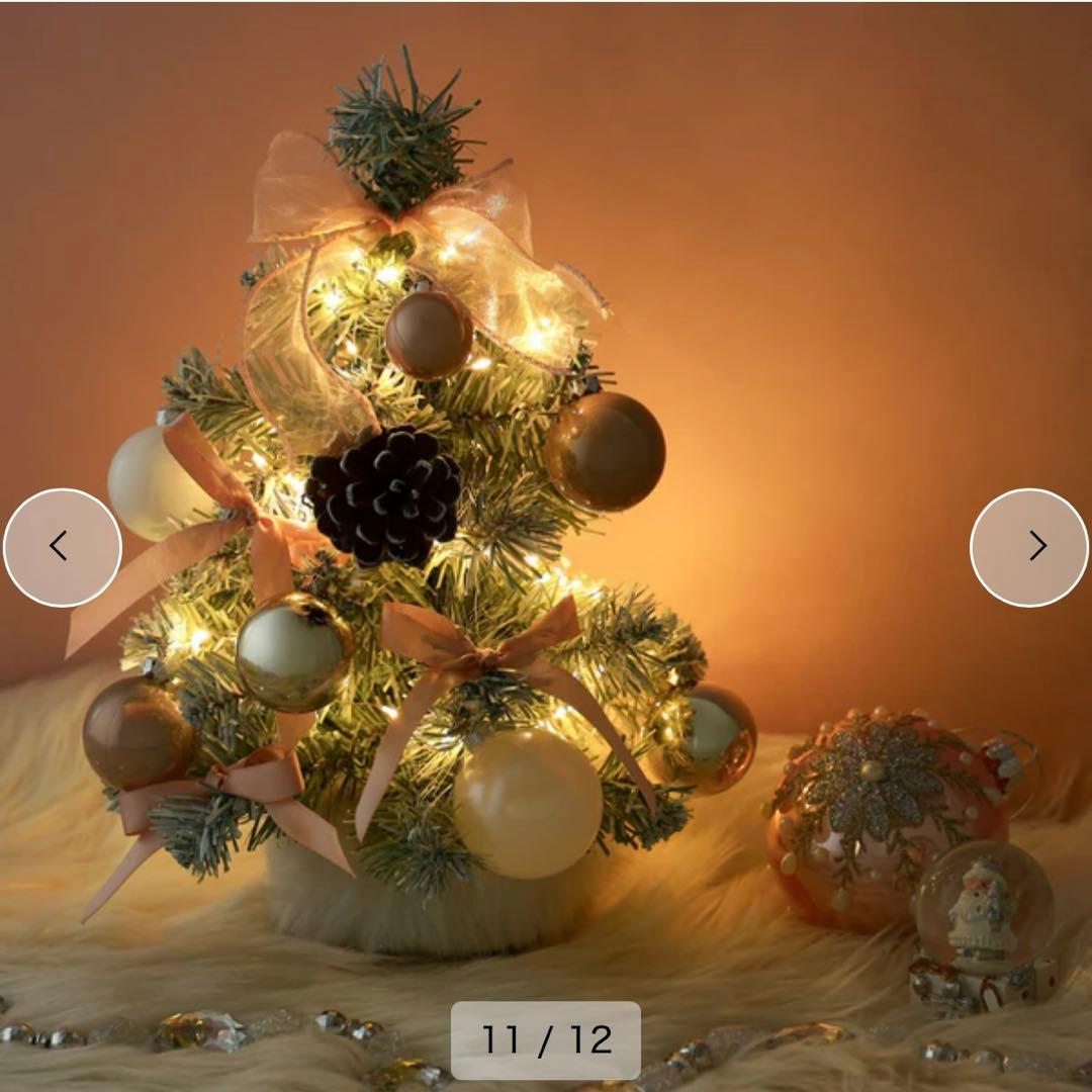 店頭オンライン完売品　デスクトップツリー リボン ライトピンク