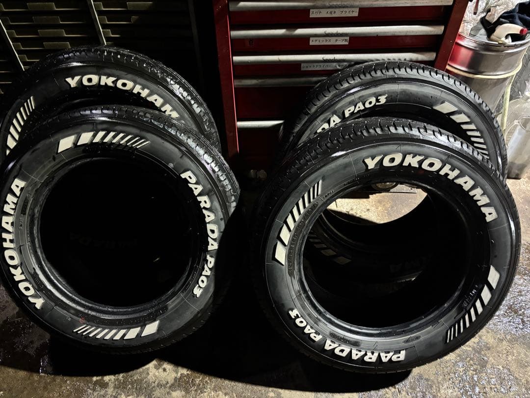 YOKOHAMA PARADA PA03 215/65R16C タイヤ4本セット