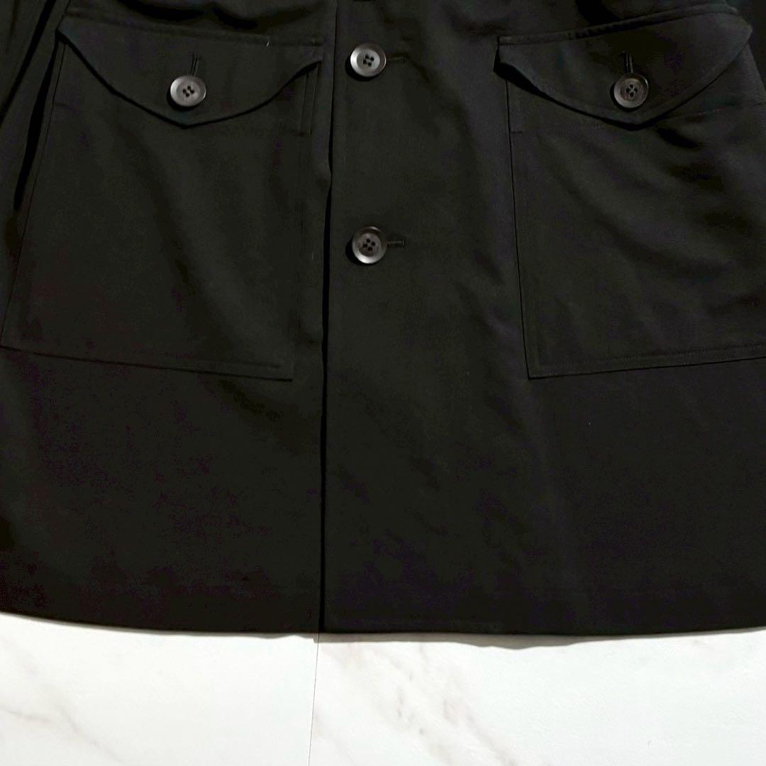 ジャケット・アウター Y's Long Hooded coat wool Gabardine belt