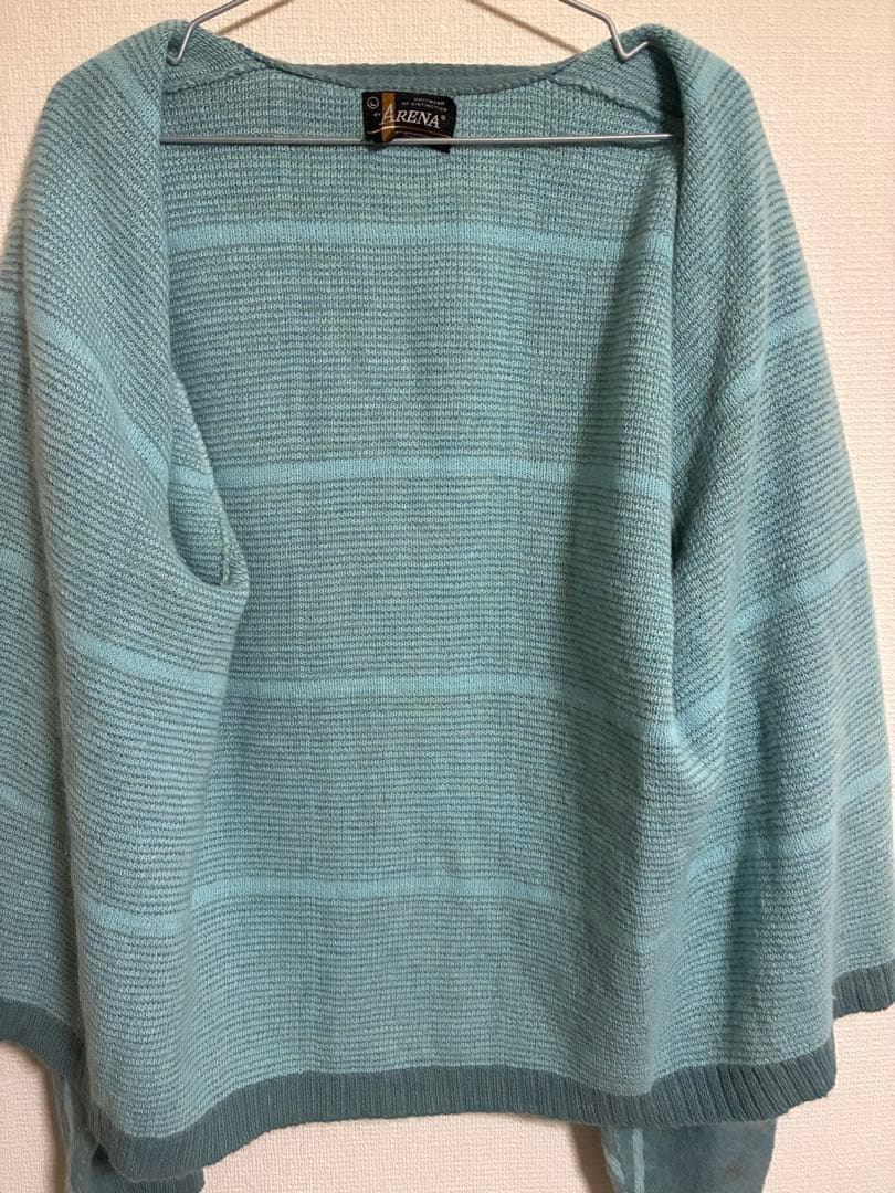 モヘアカーディガン